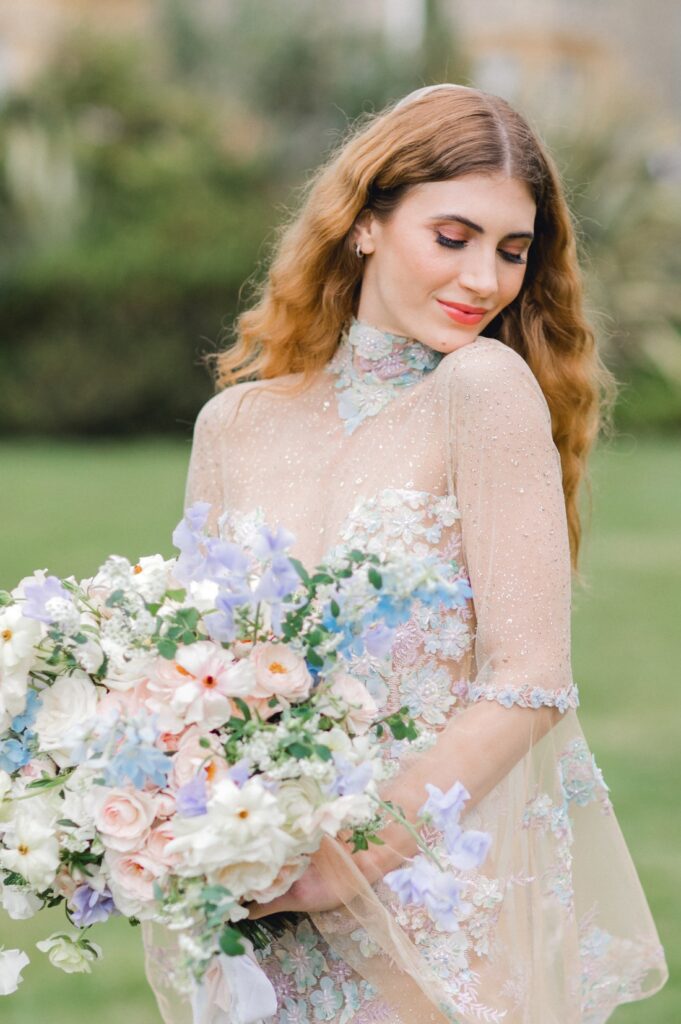 english garden bridal style Anastasiya Photography